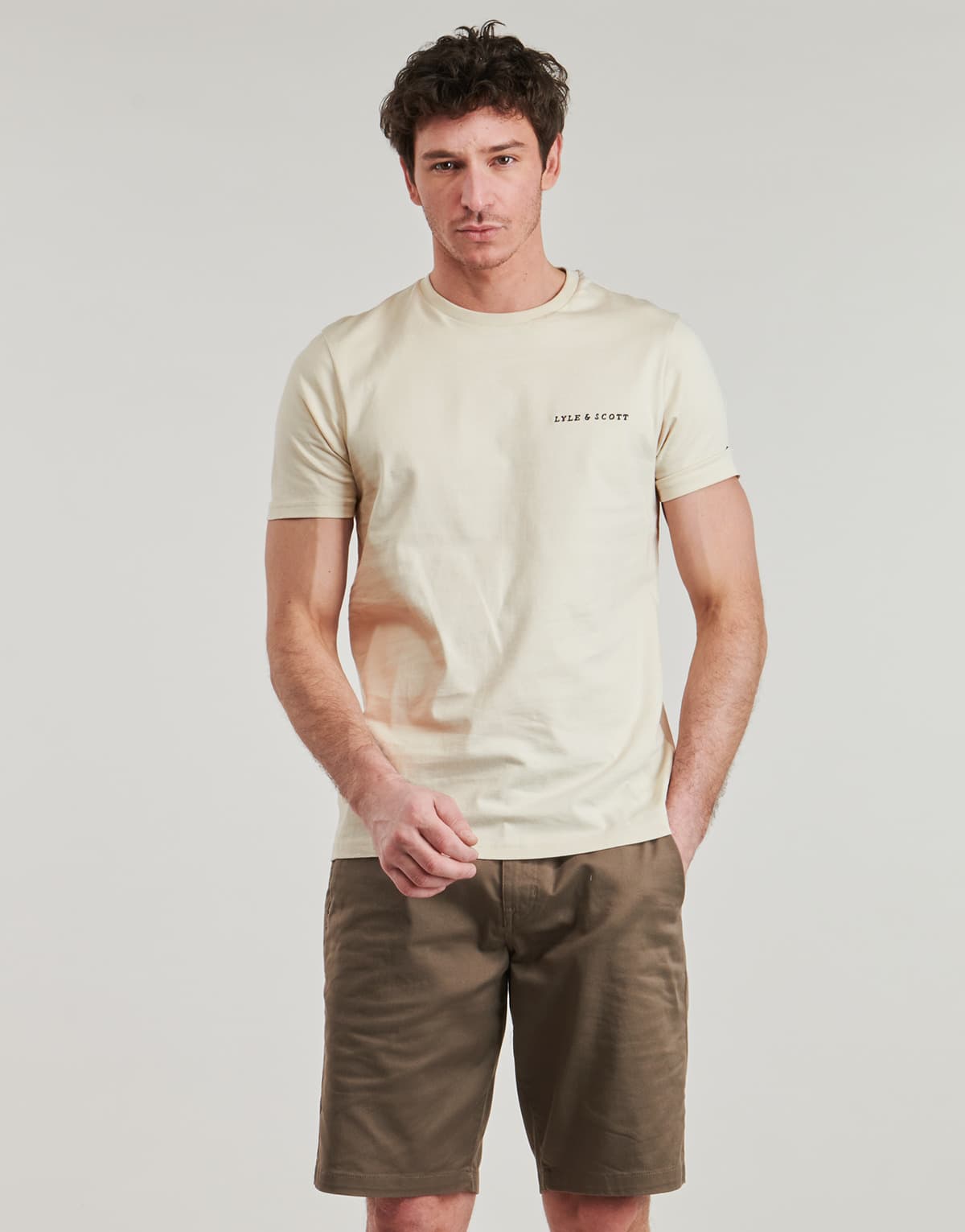 Men's T-Shirts Lyle & Scott Beige