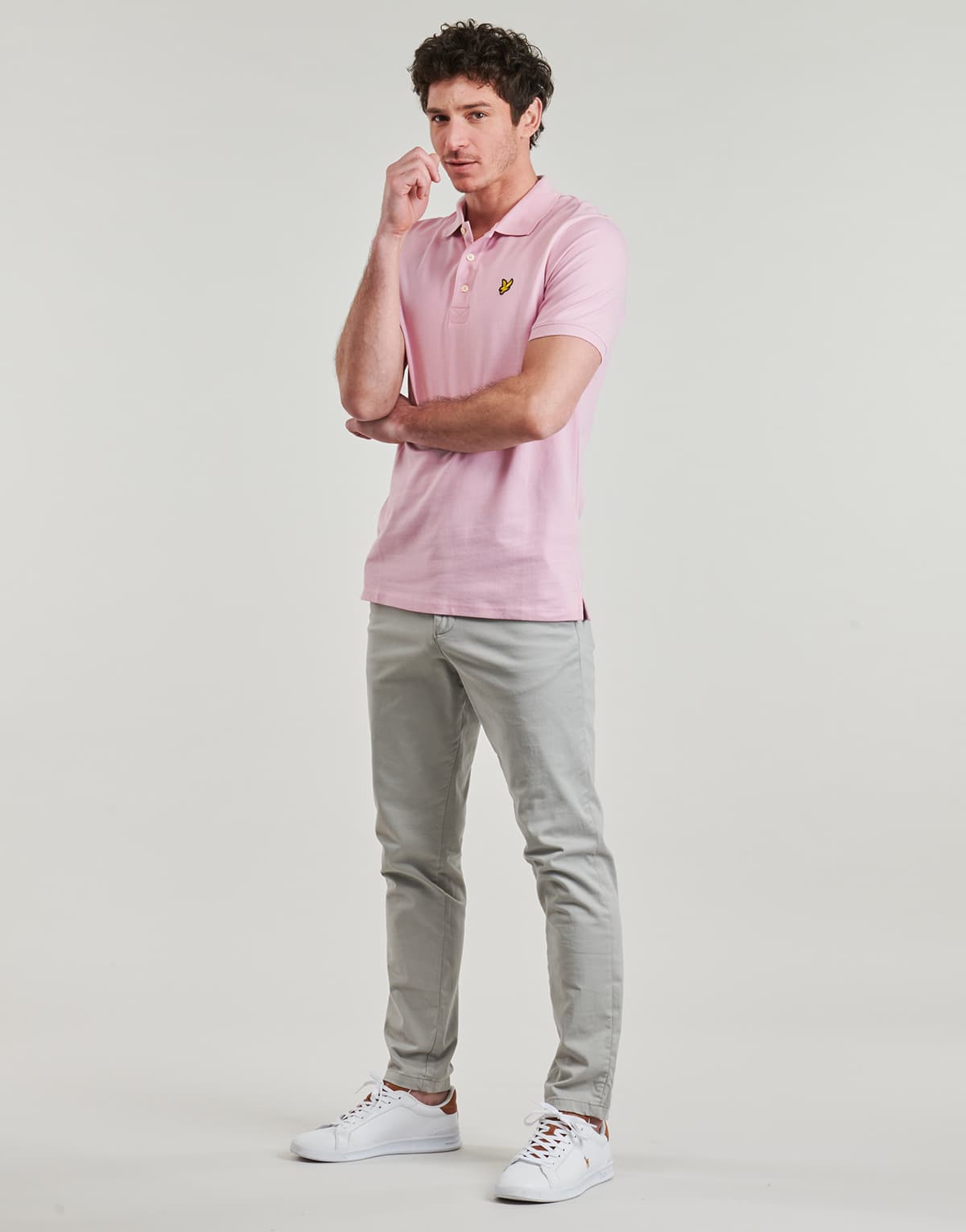 Men's Polo Shirts Lyle & Scott Pink
