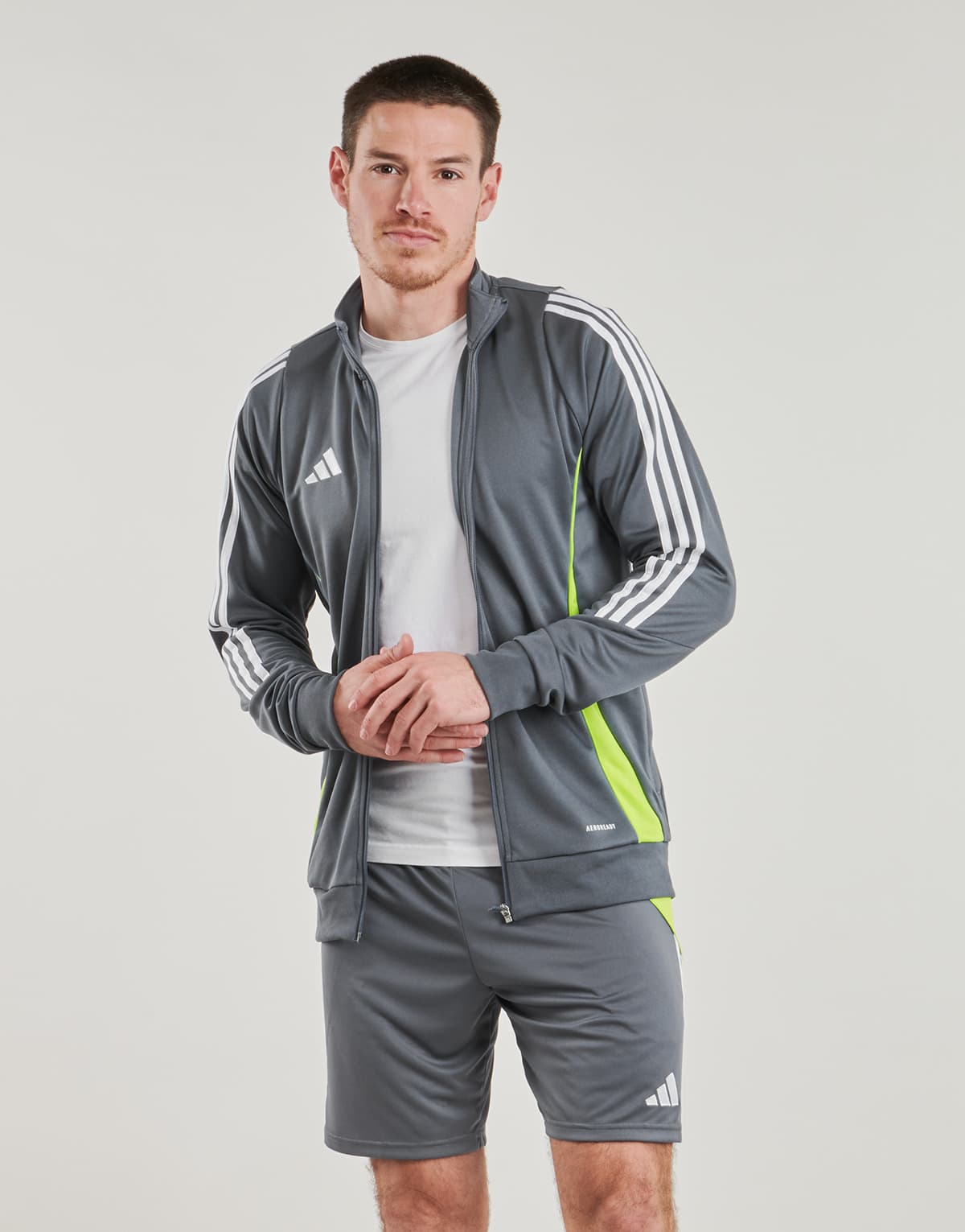 Men's Cardigans adidas Gray