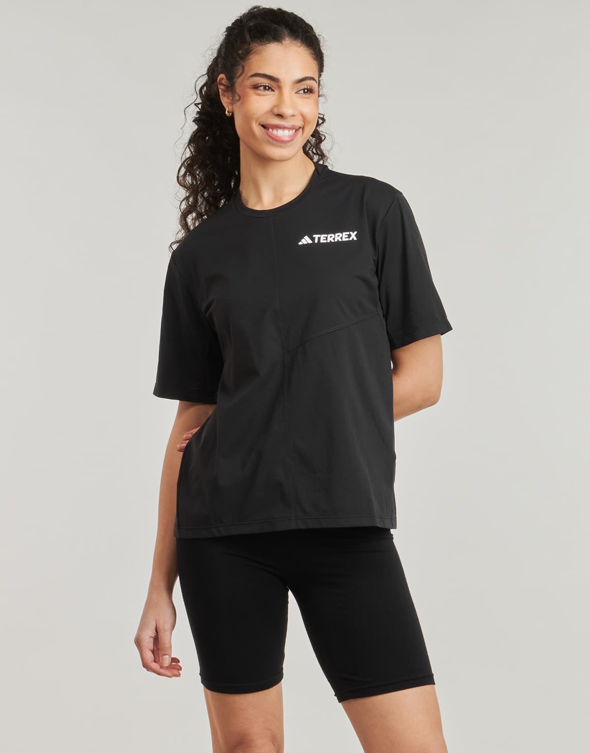 Women's T-Shirts adidas Black