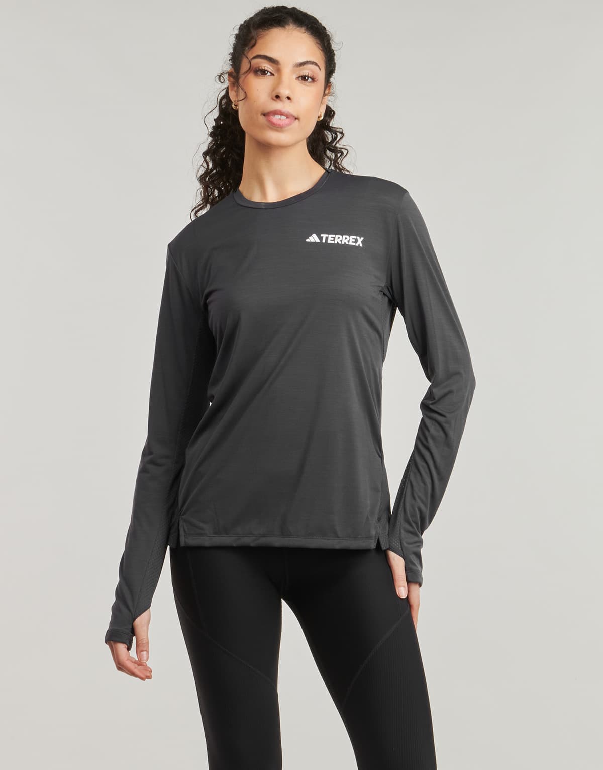 Women's T-Shirts adidas Gray