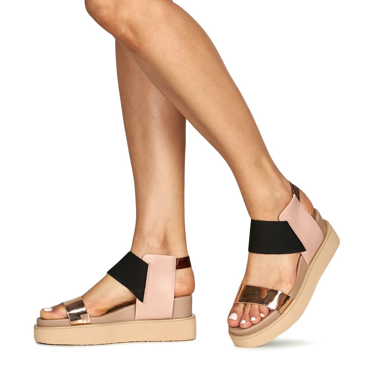 Women's Platforms United nude Multicolor