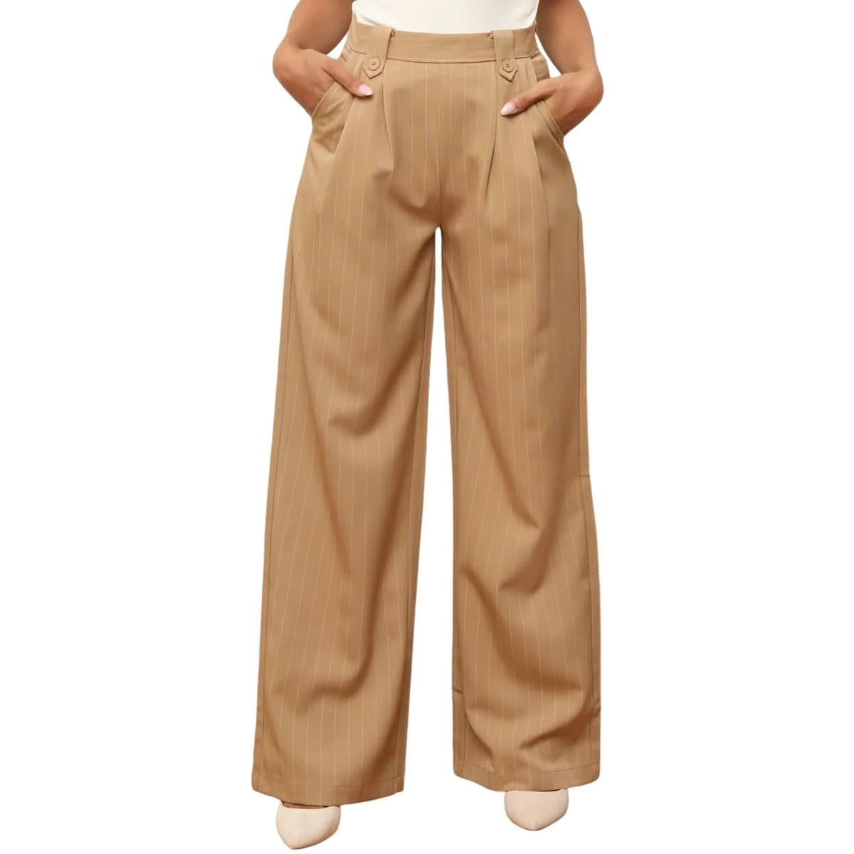 Women's Pants La Modeuse Beige