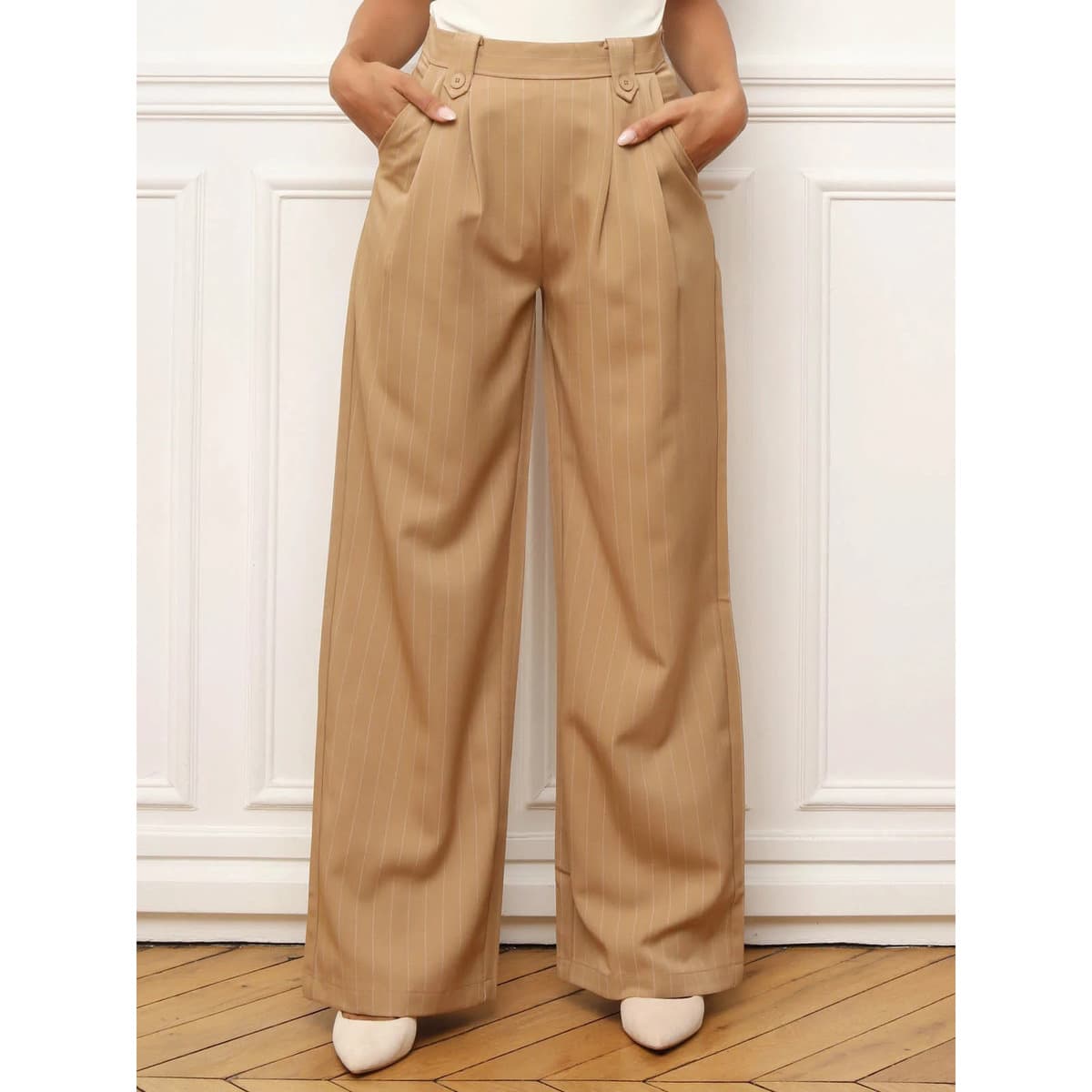 Women's Pants La Modeuse Beige