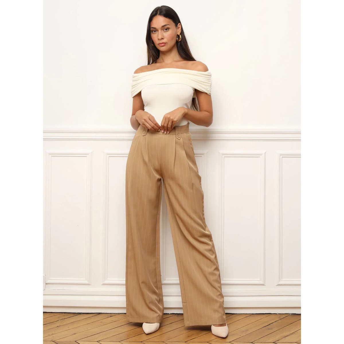 Women's Pants La Modeuse Beige