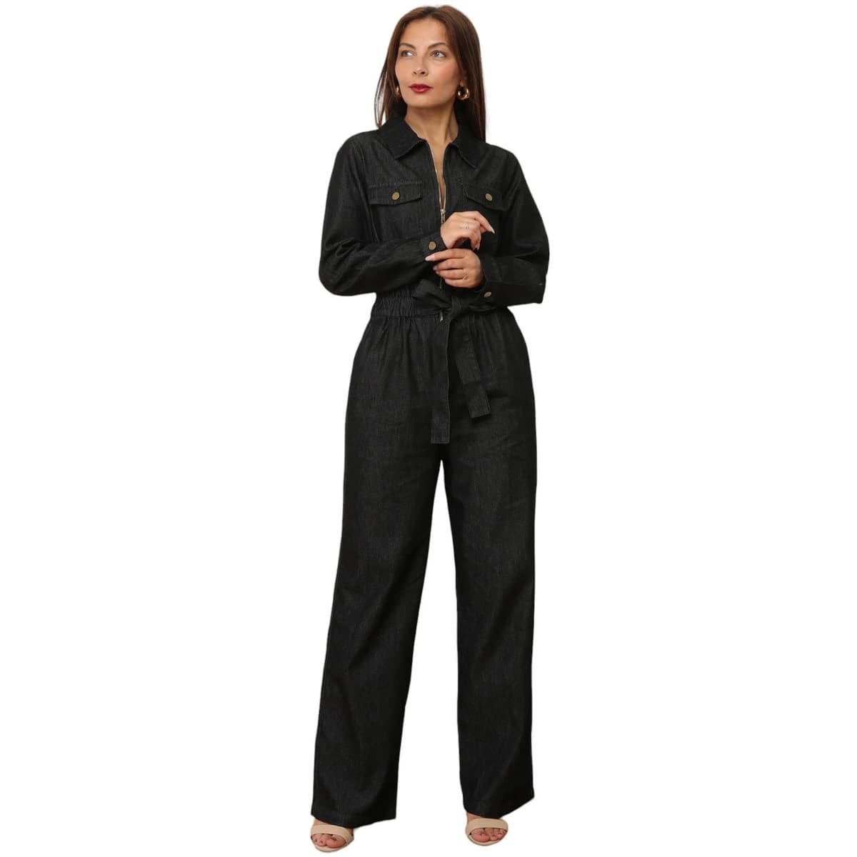 Women's Jumpsuits La Modeuse Black