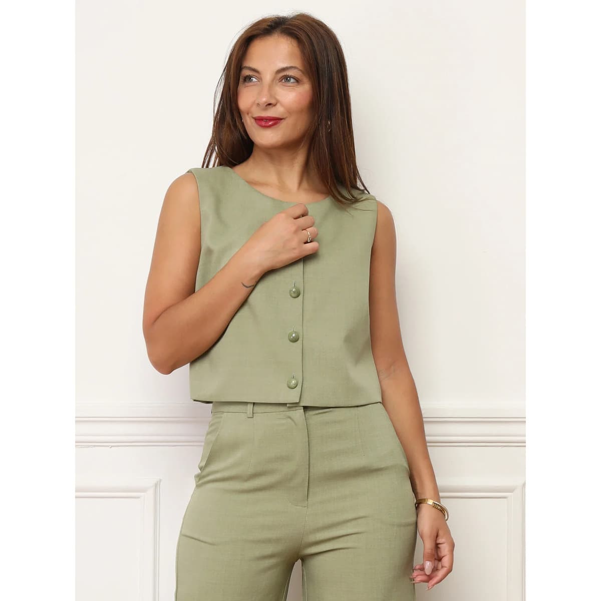 Women's Blazers La Modeuse Green