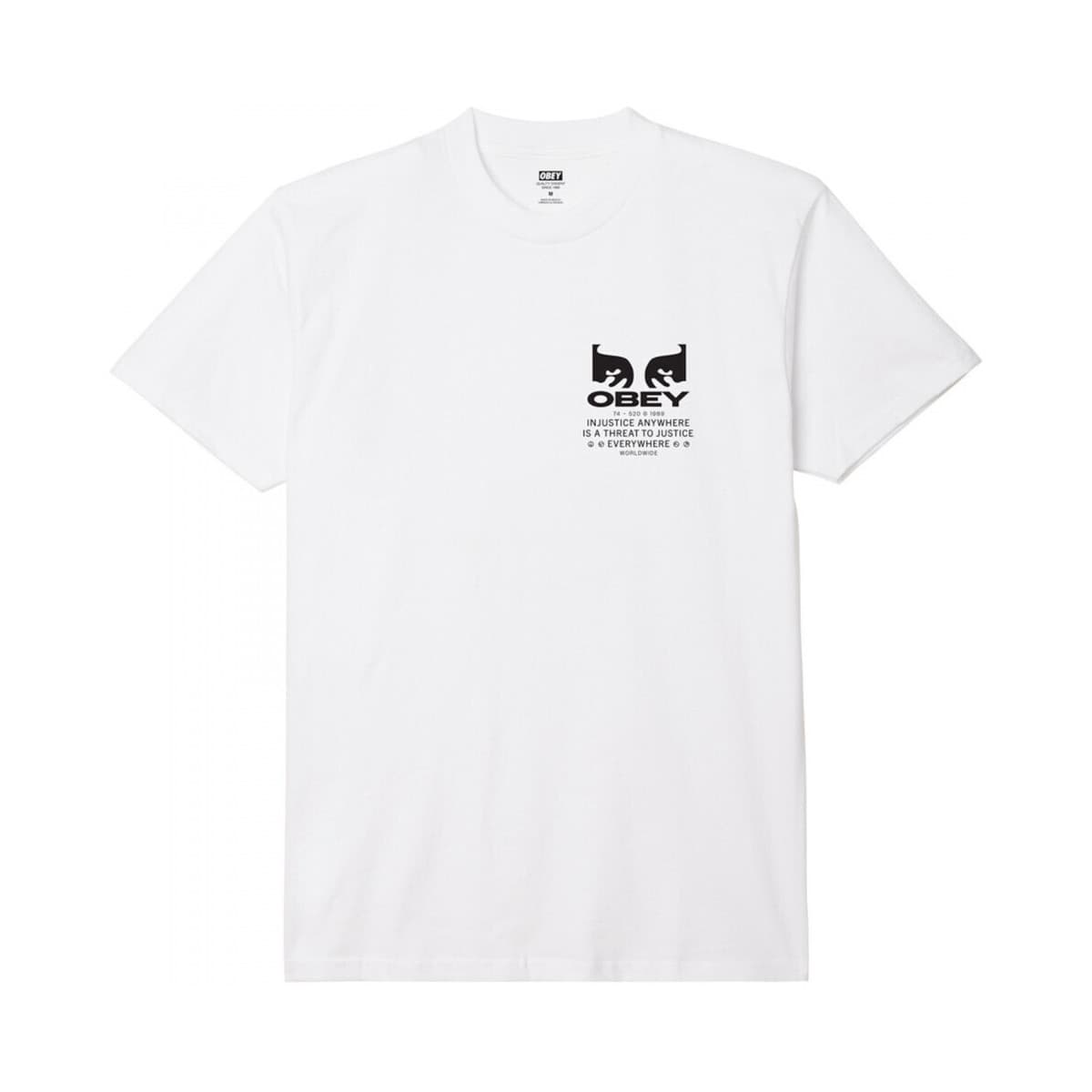 Men's T-Shirts Obey White