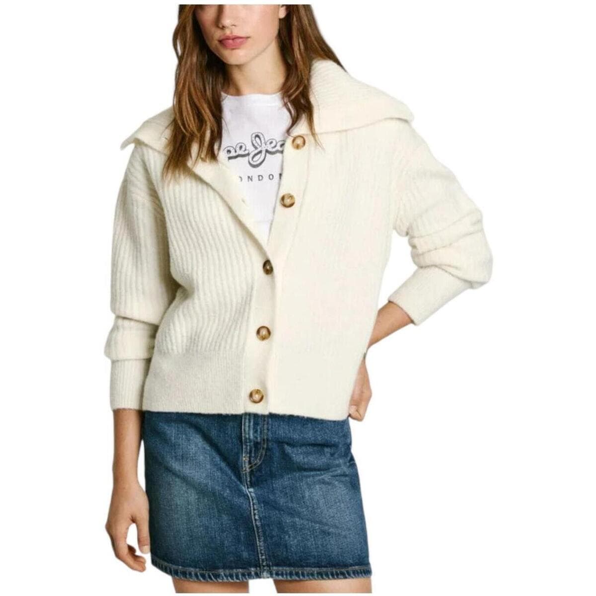 Women's Sweaters Pepe Jeans White