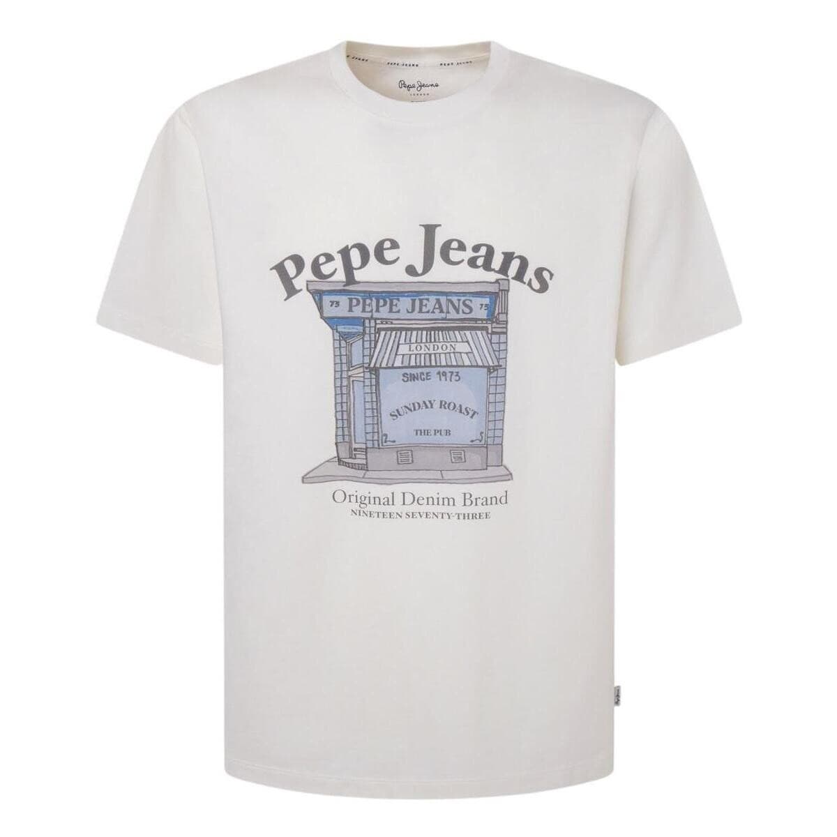 Men's T-Shirts Pepe Jeans White