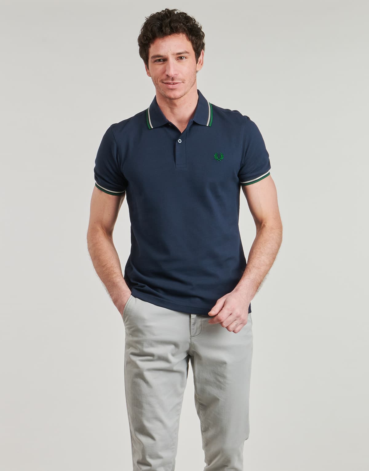 Men's Polo Shirts Fred Perry Blue