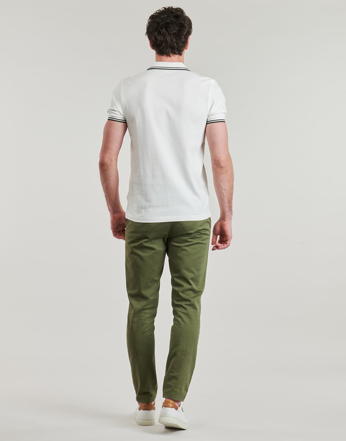 Men's Polo Shirts Fred Perry White