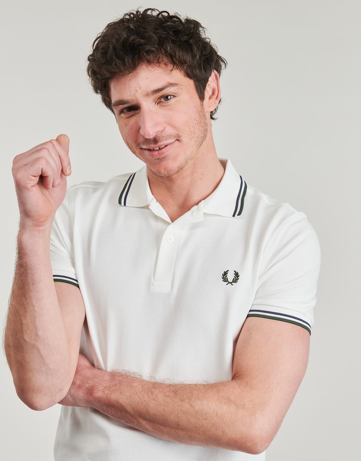 Men's Polo Shirts Fred Perry White