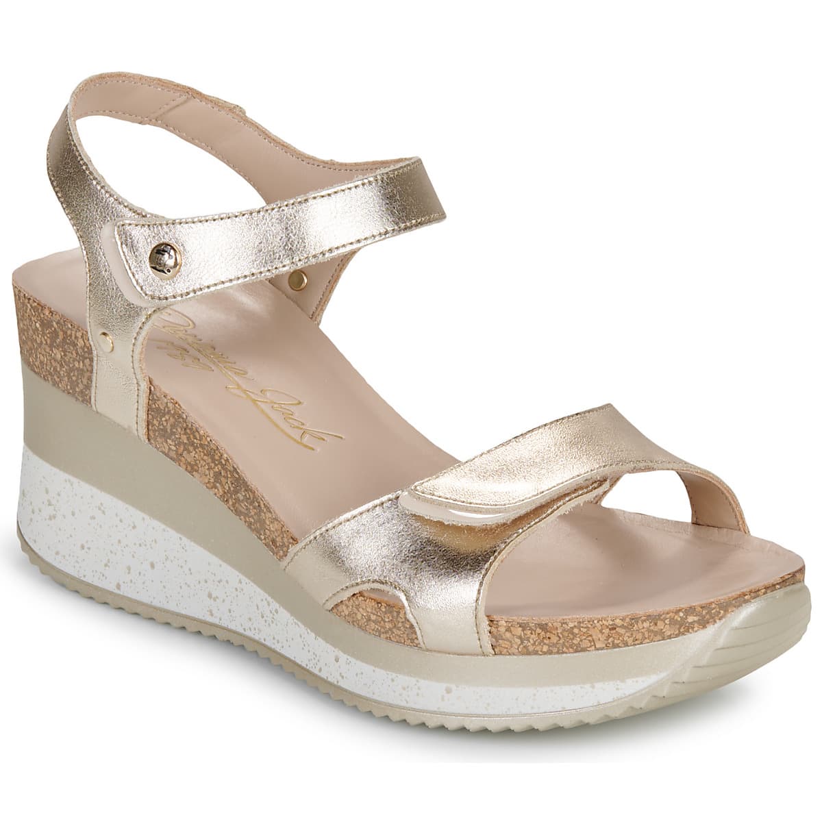 Women's Platforms Panama Jack Gold