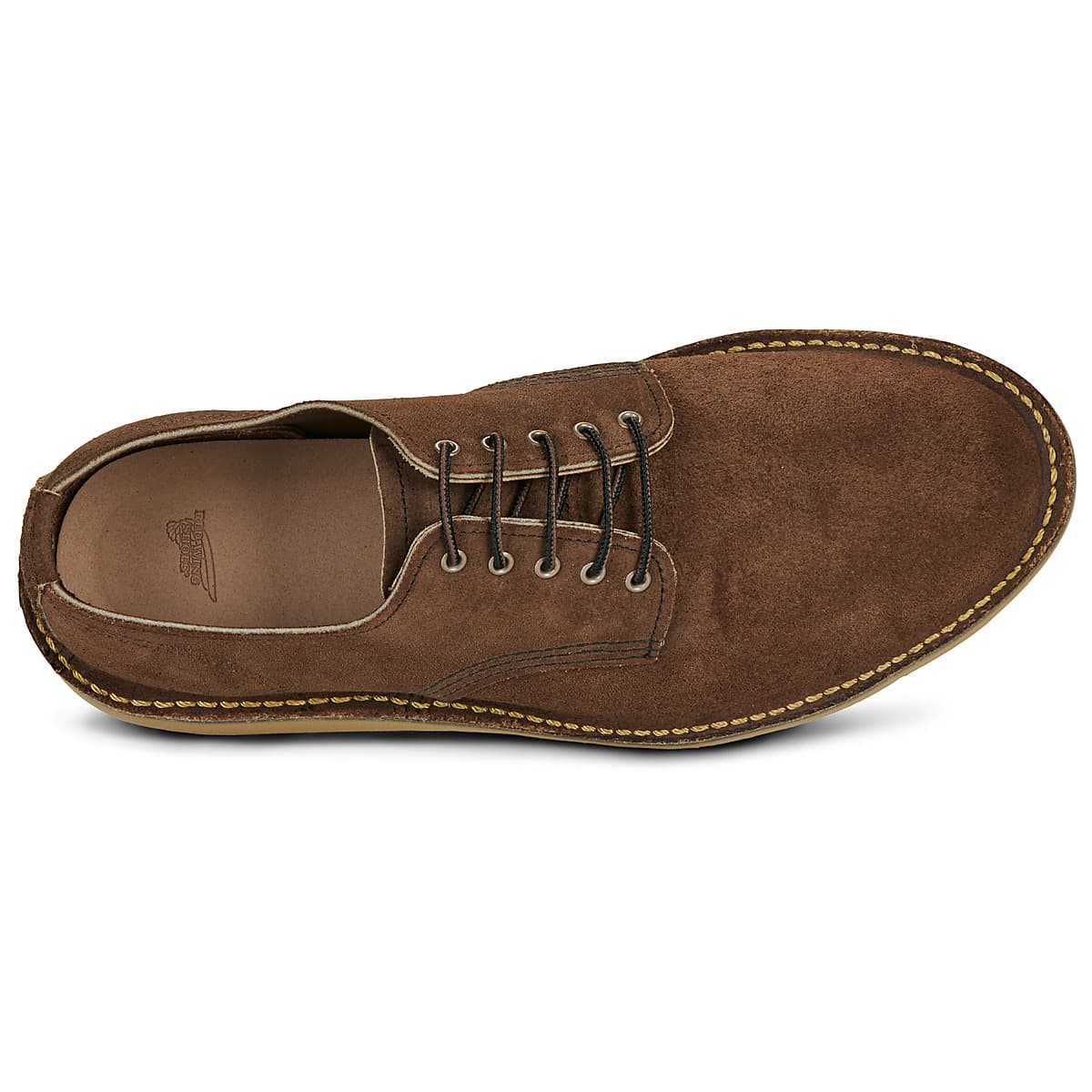 Men's Derby Shoes Red Wing Brown