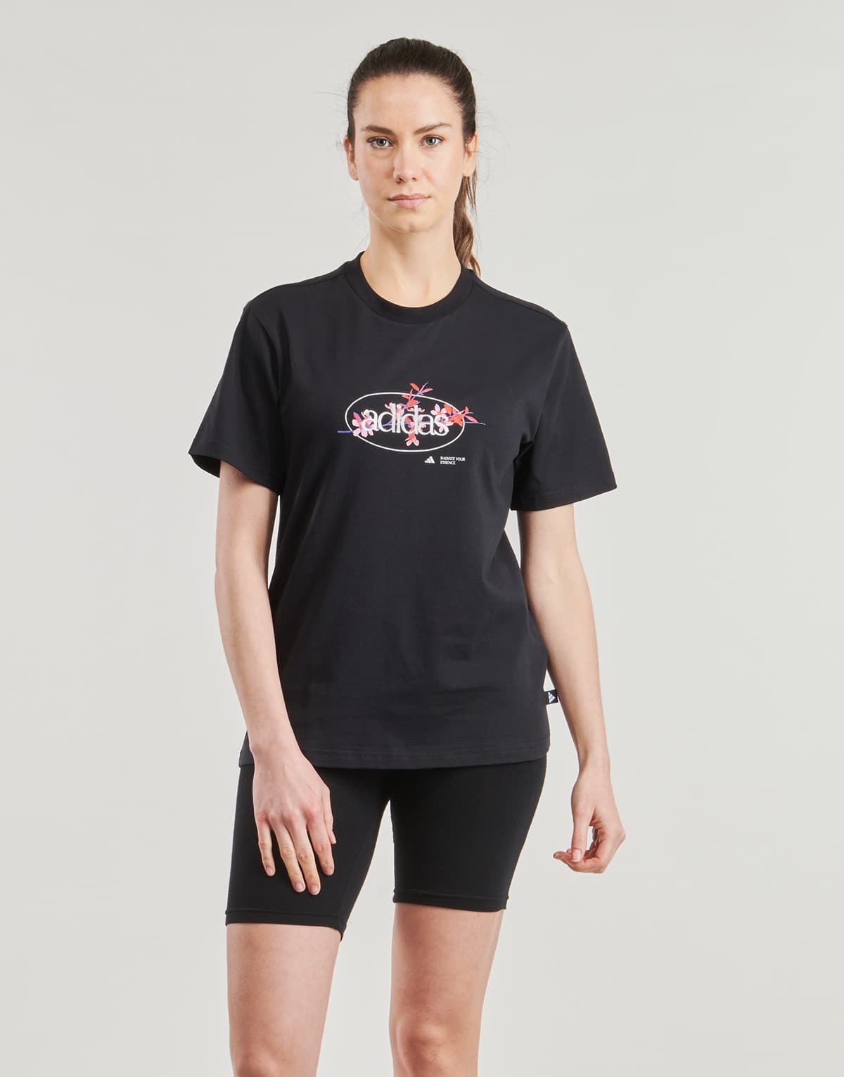 Women's T-Shirts adidas Black