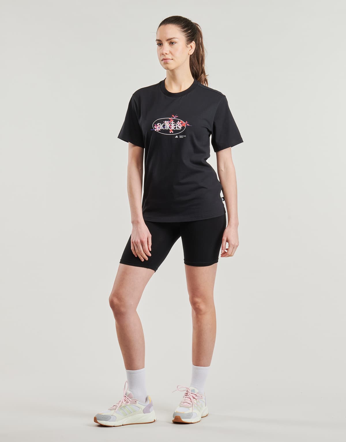 Women's T-Shirts adidas Black