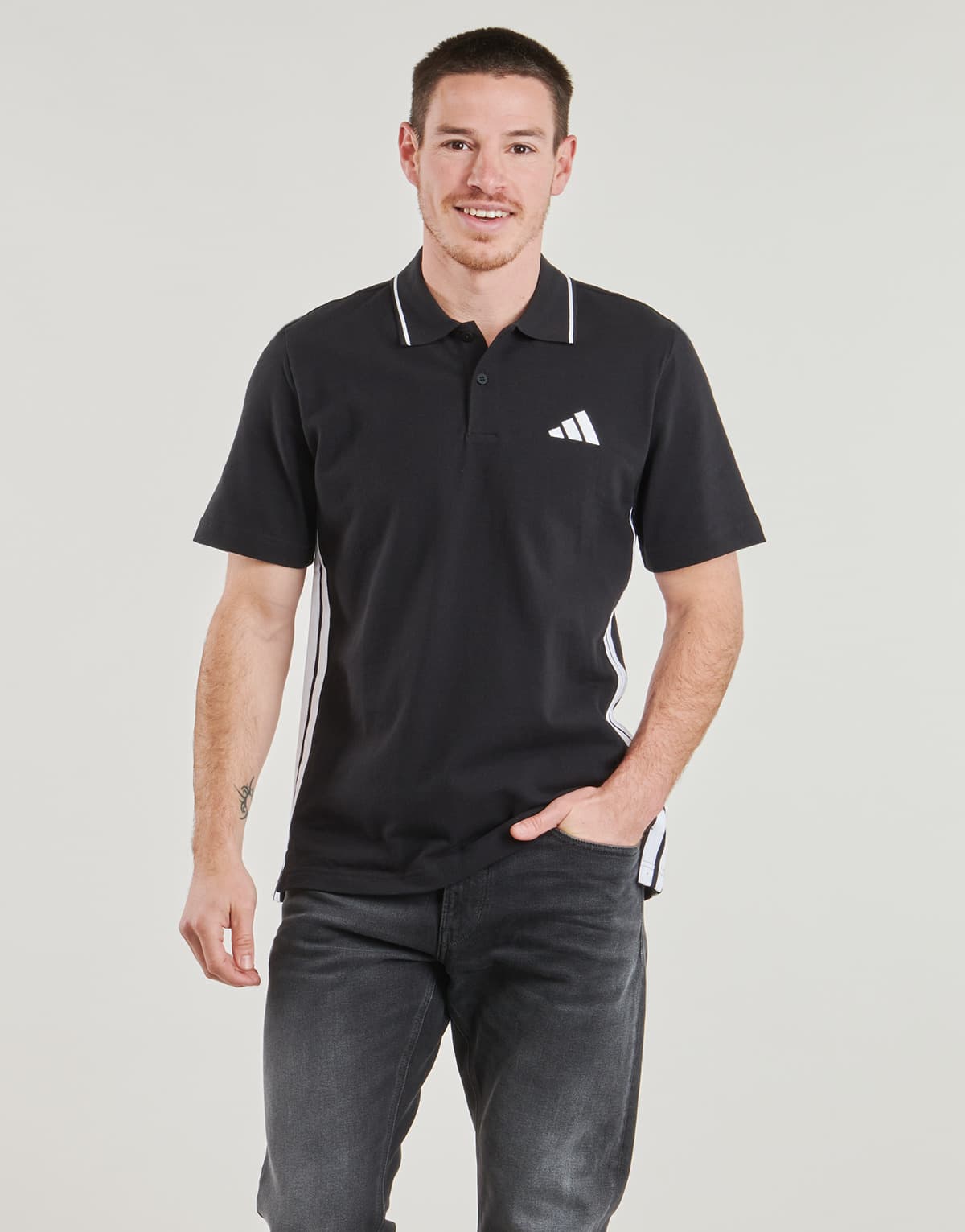 Men's Polo Shirts adidas Black