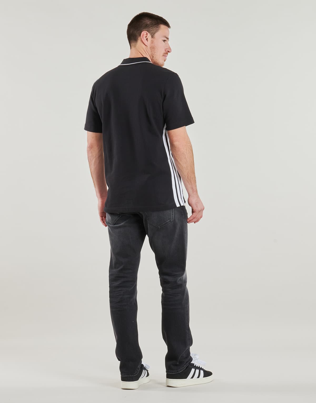 Men's Polo Shirts adidas Black