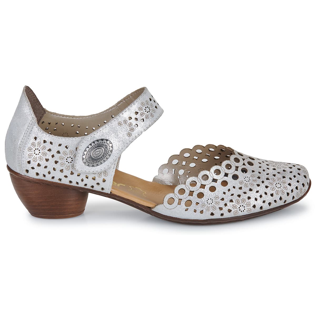 Women's Pumps Rieker Silver