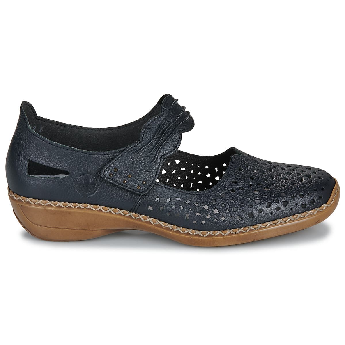 Women's Ballet Flats Rieker Blue