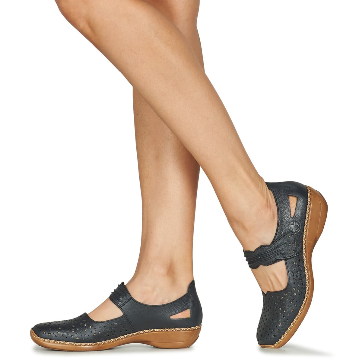 Women's Ballet Flats Rieker Blue