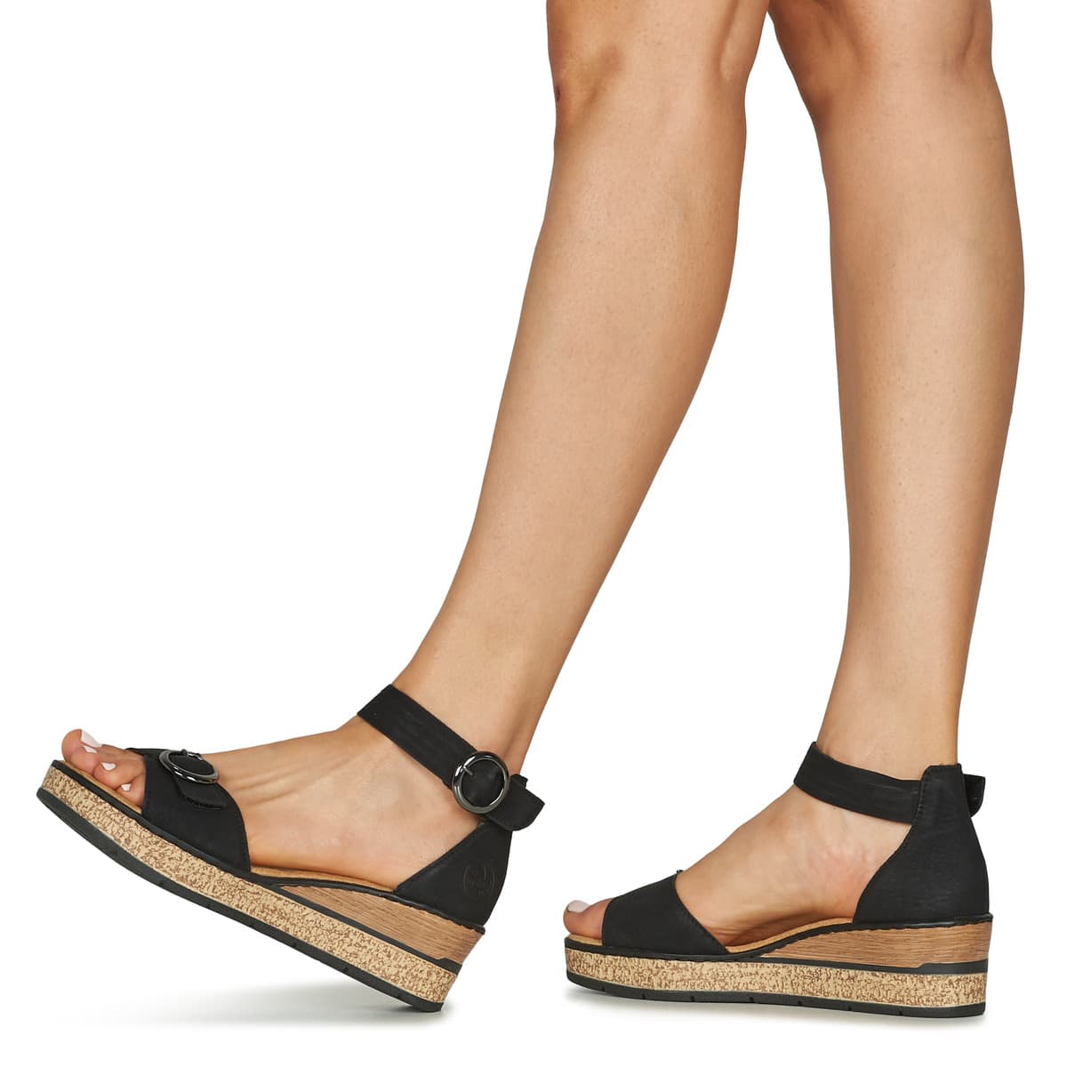 Women's Platforms Rieker Black