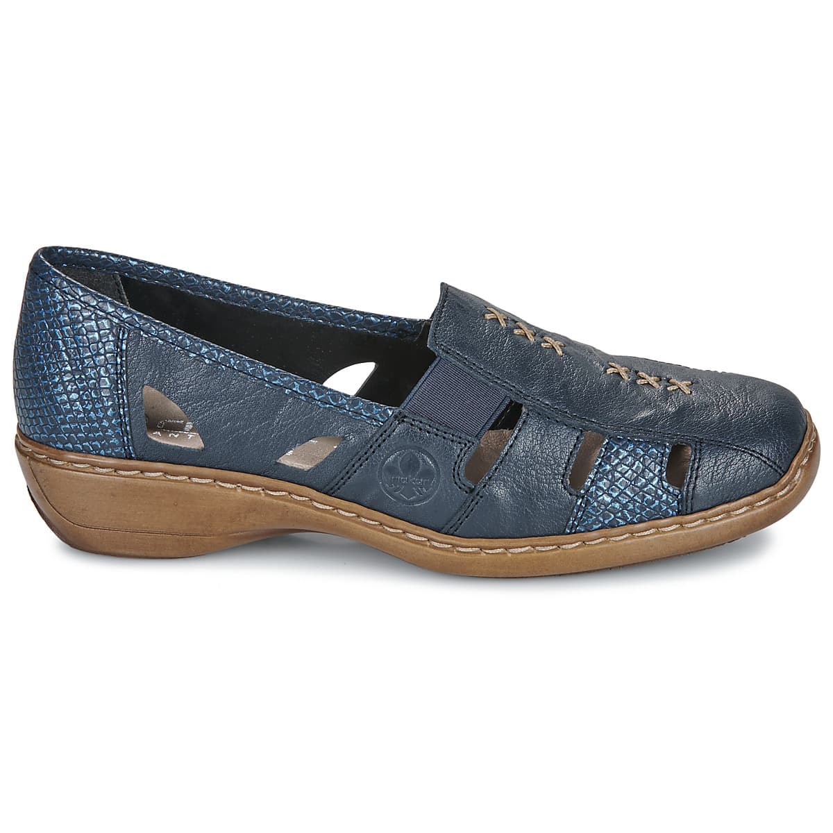 Women's Ballet Flats Rieker Blue