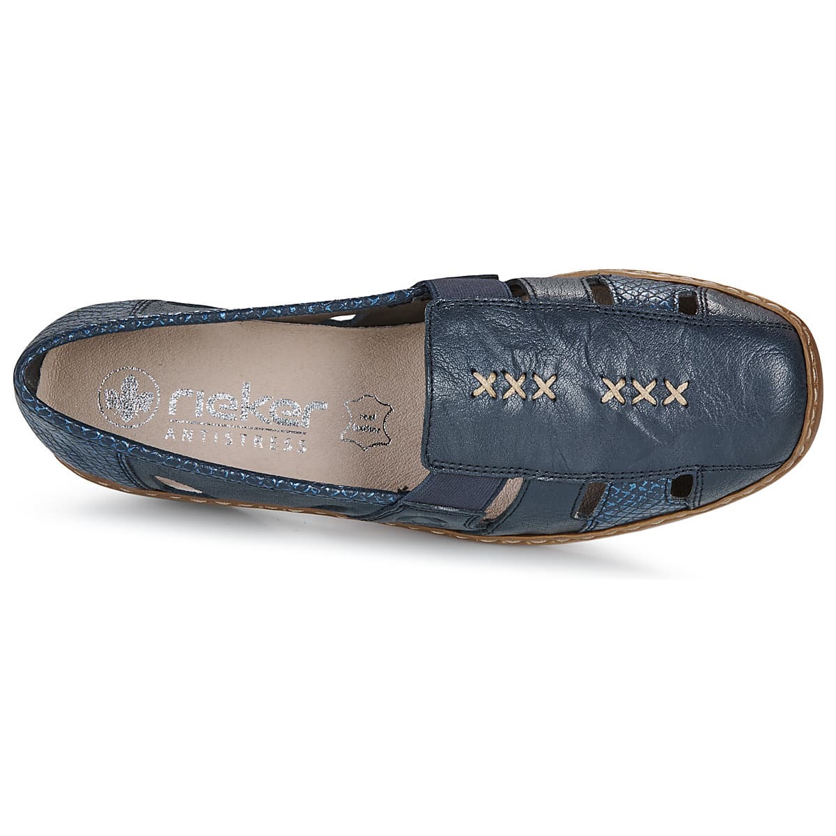 Women's Ballet Flats Rieker Blue