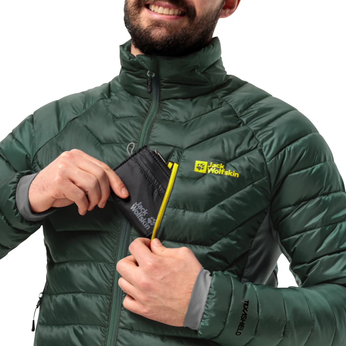 Men's Parkas Jack Wolfskin Green