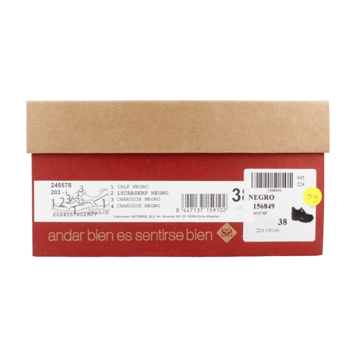 Women's Derby Shoes Piesanto Black