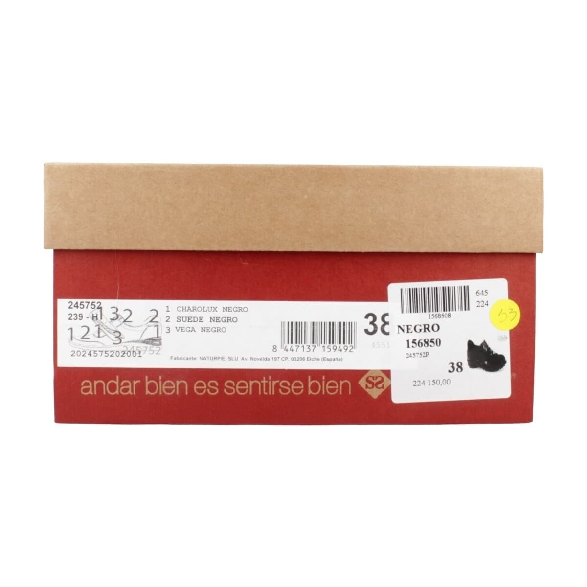 Women's Derby Shoes Piesanto Black