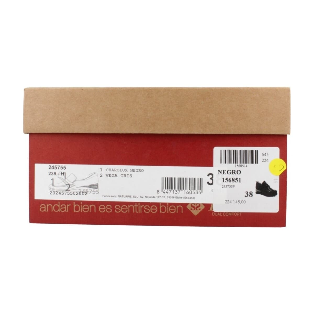 Women's Derby Shoes Piesanto Black