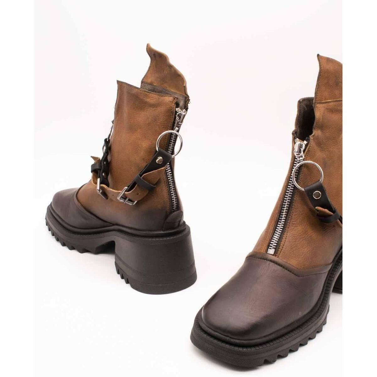 Women's Ankle Boots Papucei Brown