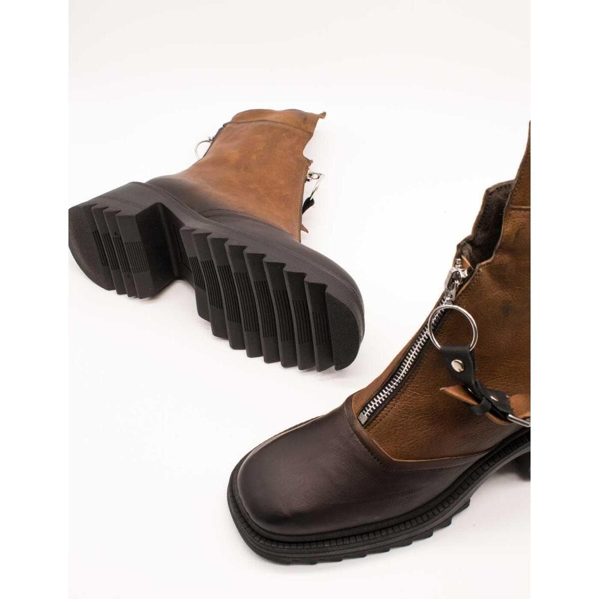 Women's Ankle Boots Papucei Brown