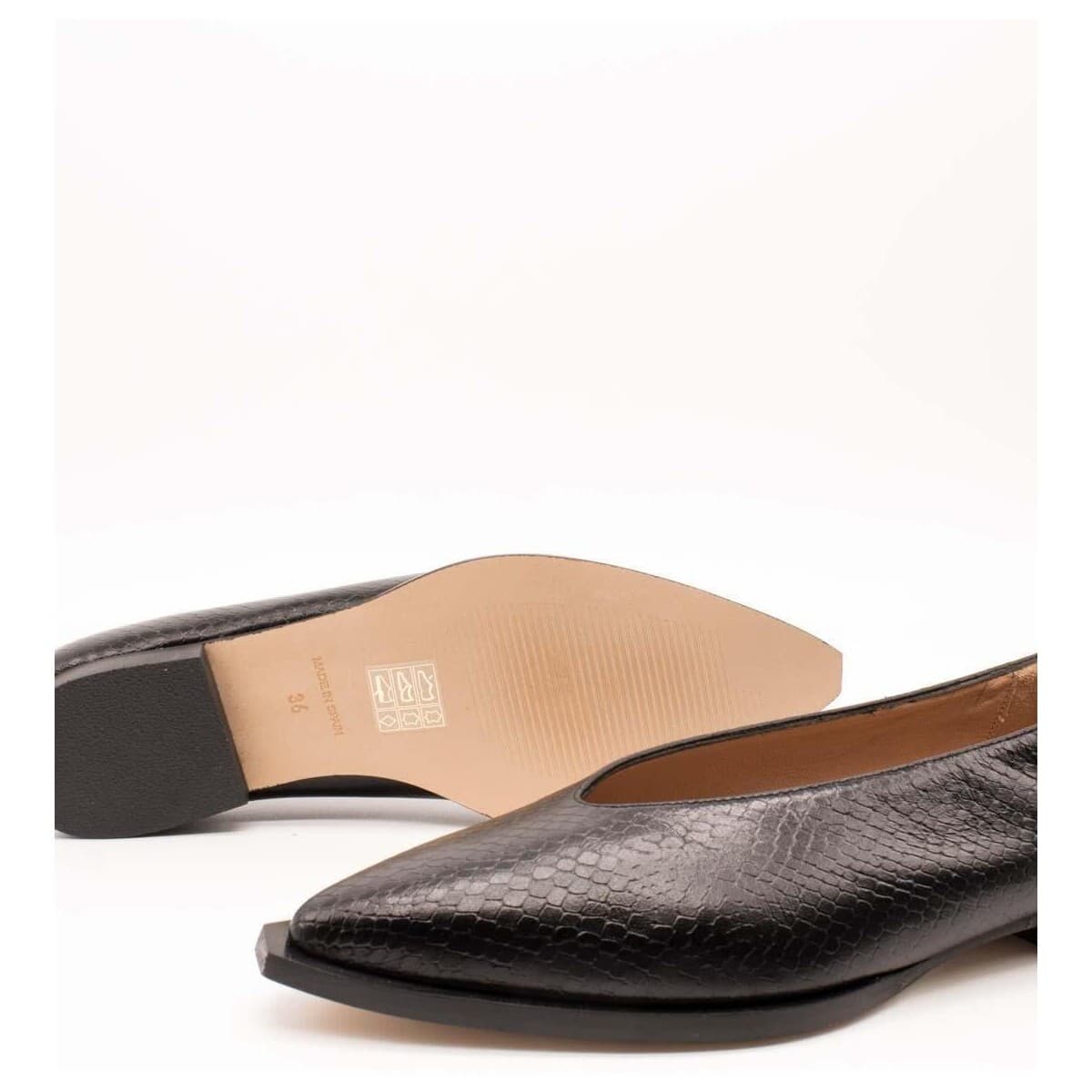 Women's Ballet Flats Miuxa Black