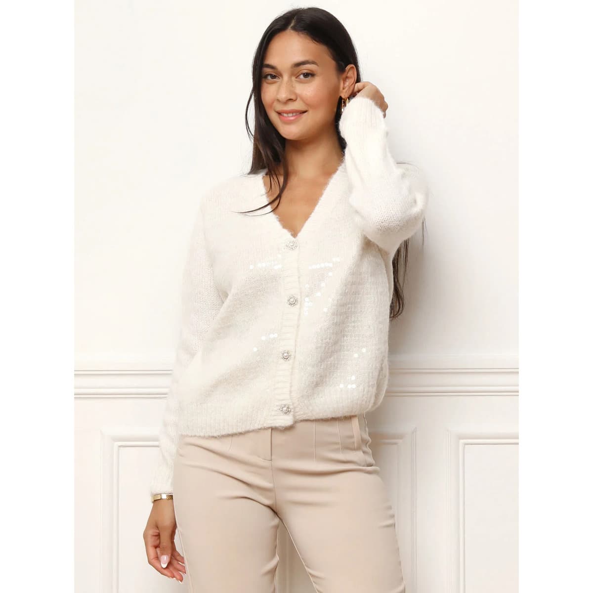 Women's Jackets La Modeuse White