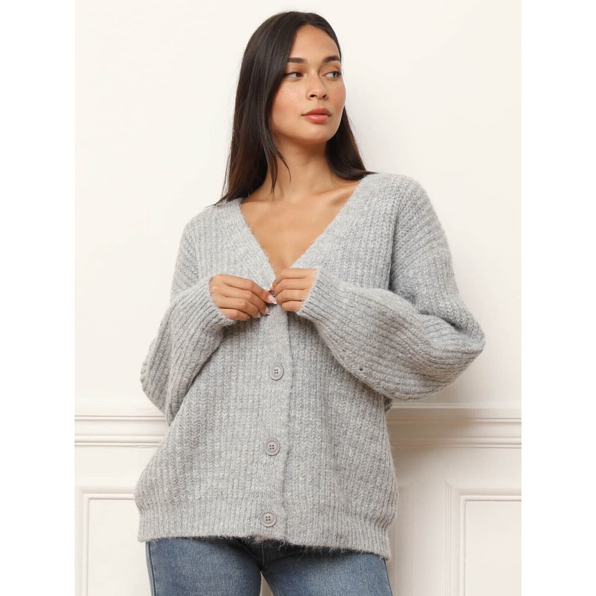 Women's Jackets La Modeuse Gray