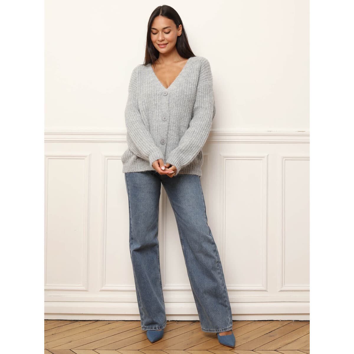 Women's Jackets La Modeuse Gray