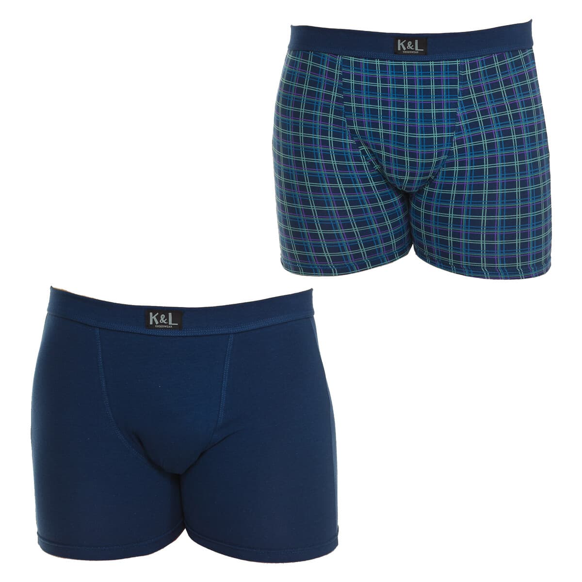 Men's Boxer Briefs Kisses And Love Blue