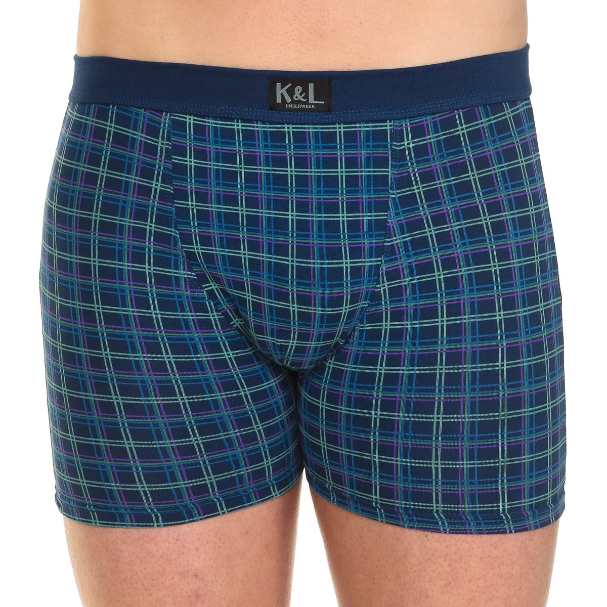 Men's Boxer Briefs Kisses And Love Blue