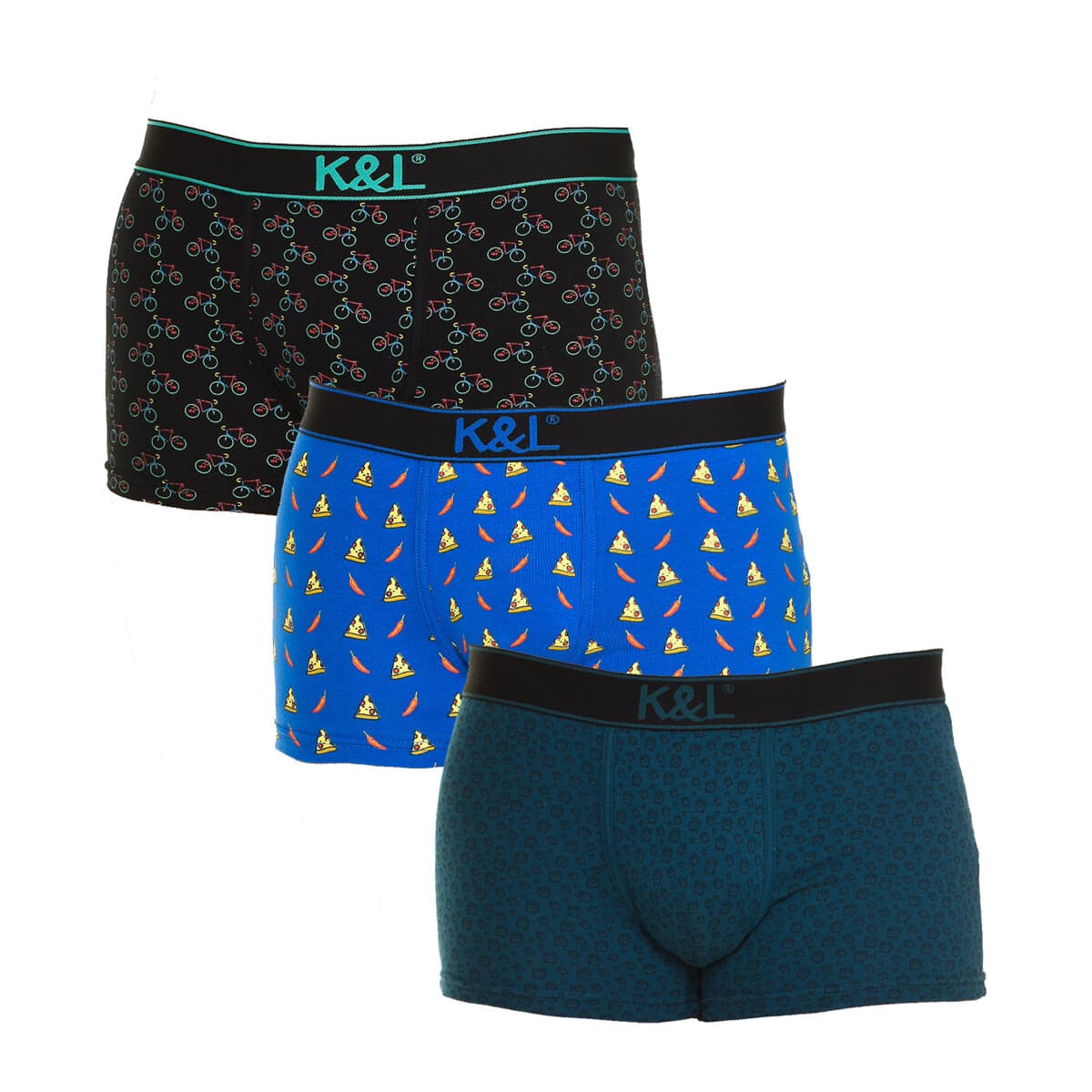 Men's Boxer Briefs Kisses And Love Multicolor