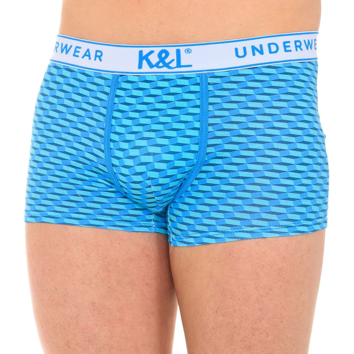 Men's Boxer Briefs Kisses And Love Blue