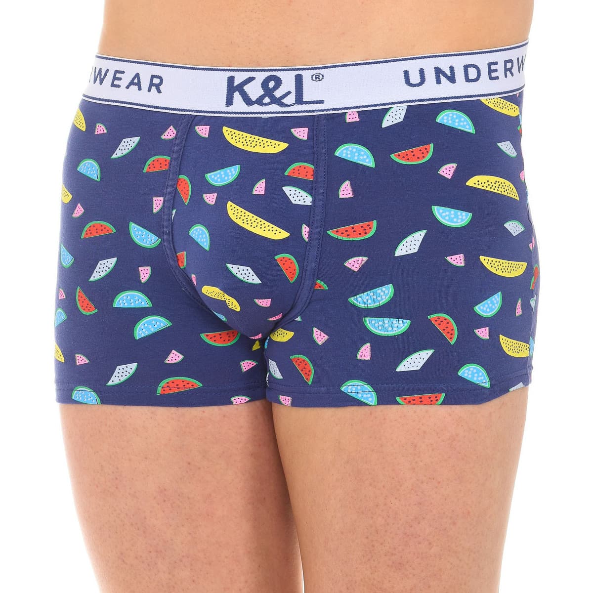 Men's Boxer Briefs Kisses And Love Blue