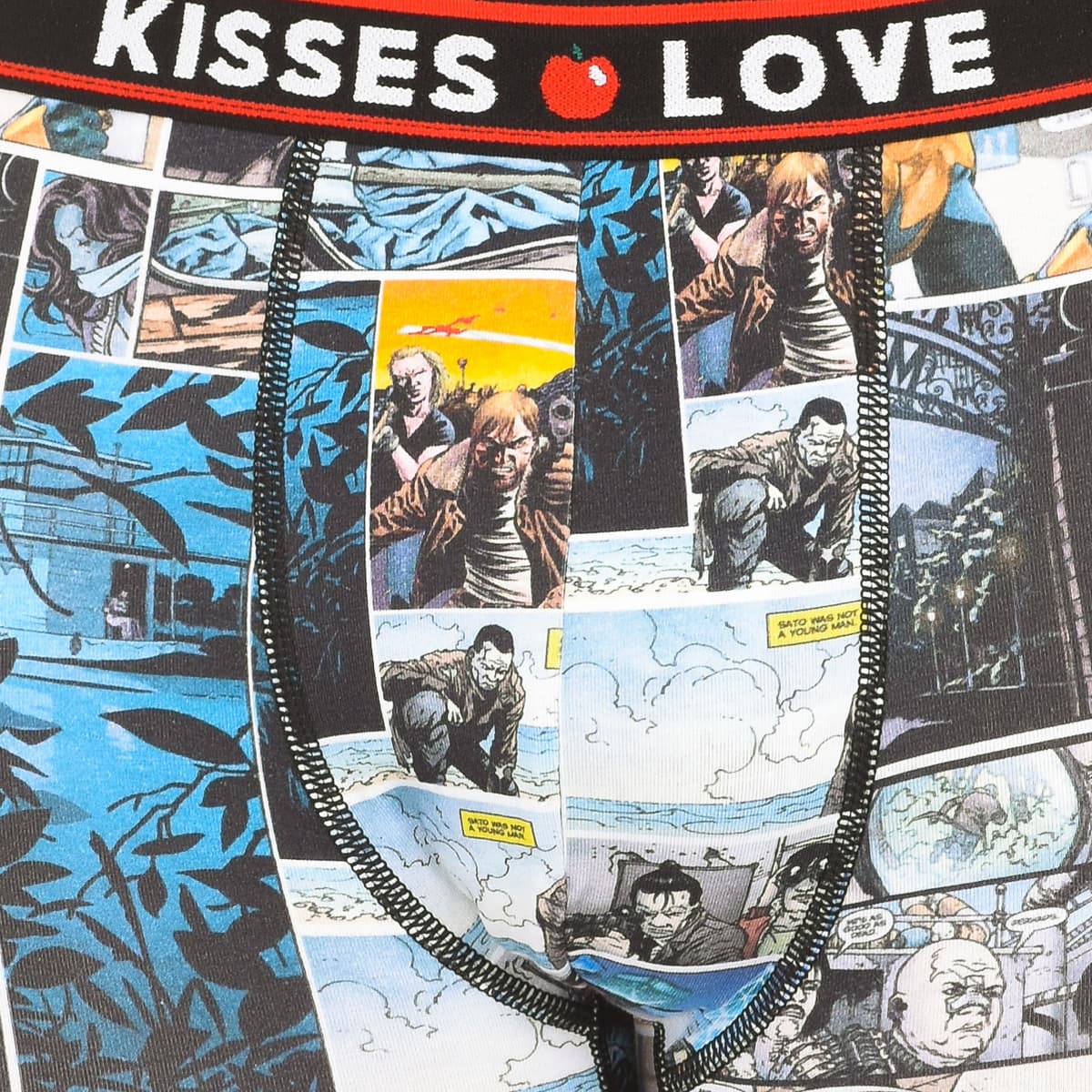 Men's Boxer Briefs Kisses And Love Multicolor