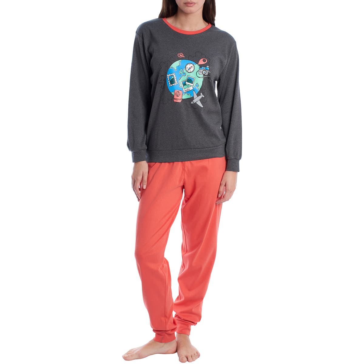 Women's Pajamas Kisses And Love Multicolor