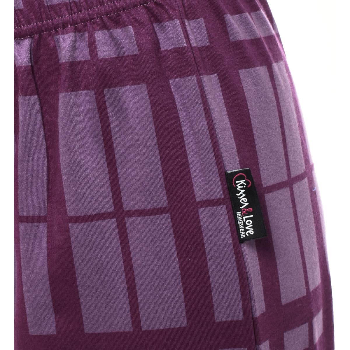 Women's Pajamas Kisses And Love Purple