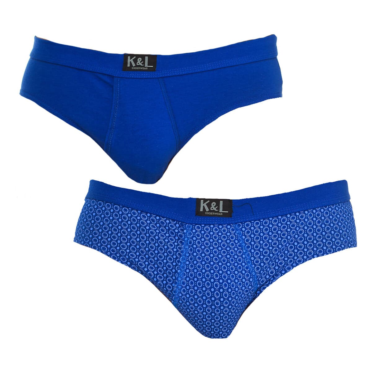 Men's Boxer Briefs Kisses And Love Blue