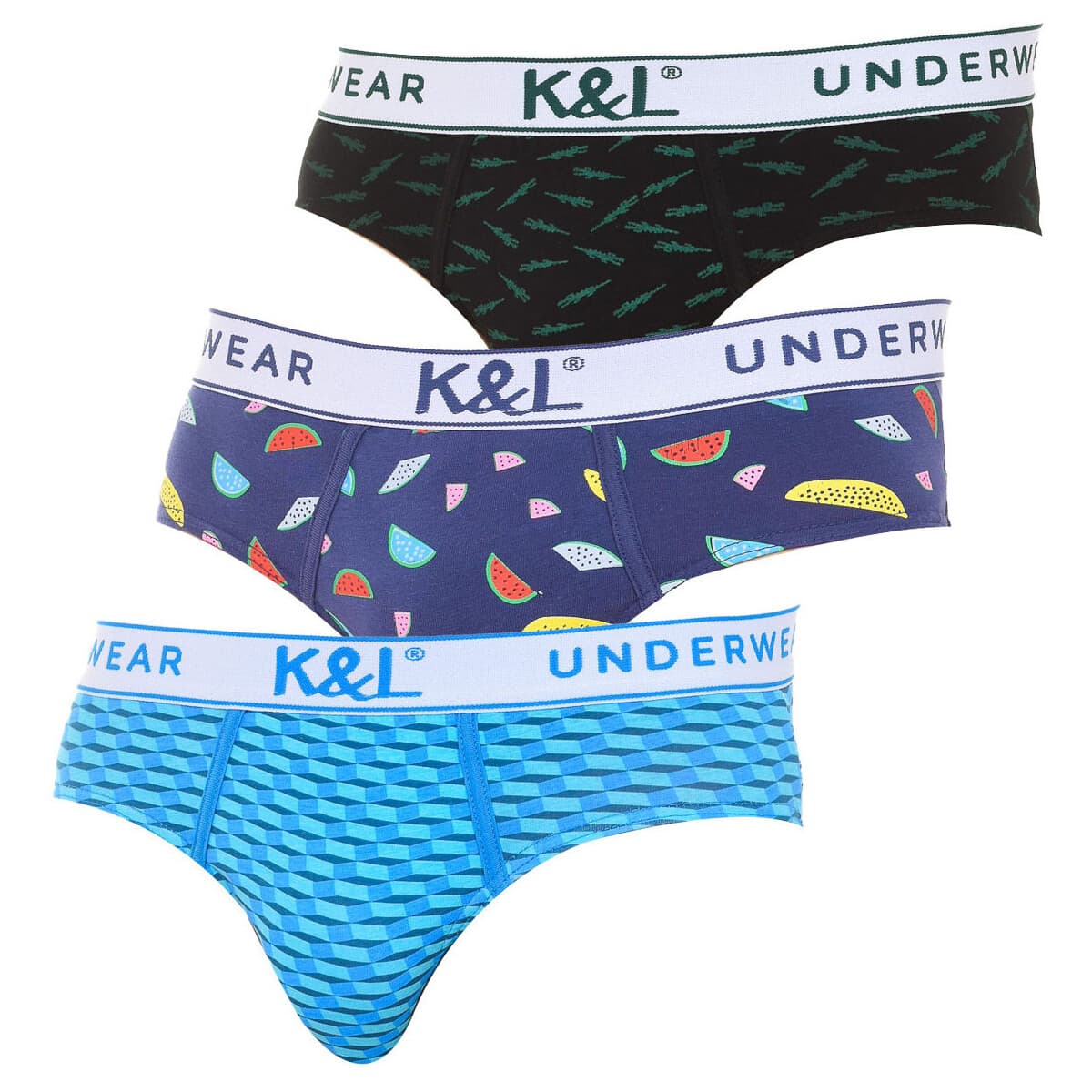 Men's Boxer Briefs Kisses And Love Multicolor
