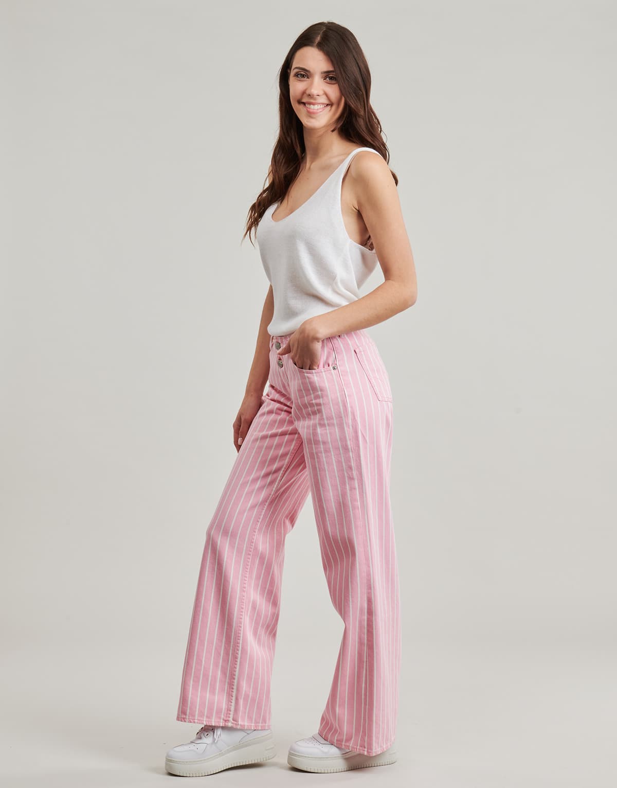 Women's Jeans Le Temps des Cerises Pink